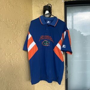 Vintage 90s UF Gators Polo Large